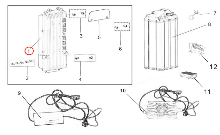 Light Bee X Version BATTERY & CHARGER