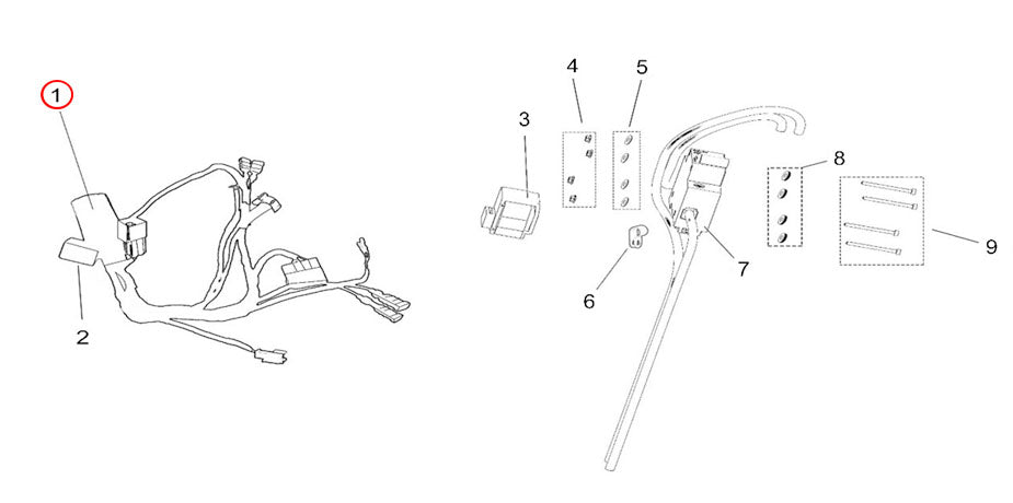Main Wire Assy. (X Version) - 24100-YQ2A-0200