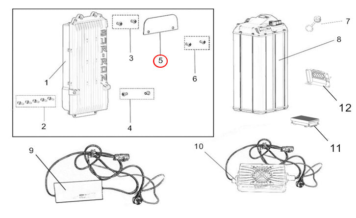 Light Bee X Version BATTERY & CHARGER