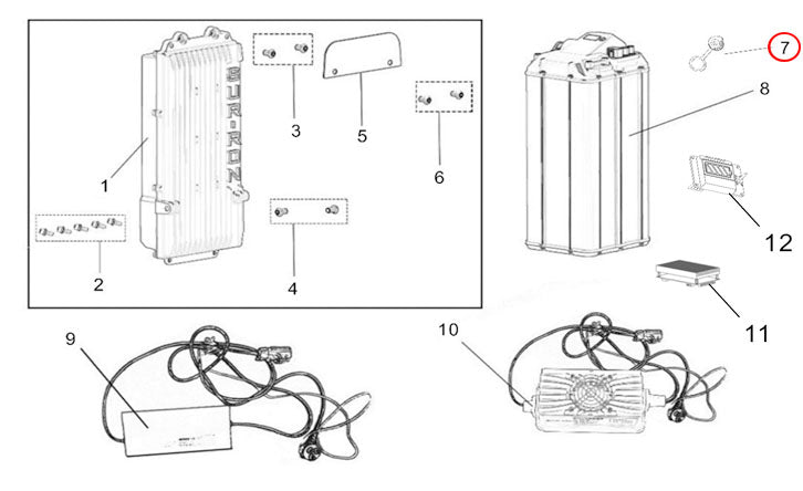 Light Bee X Version BATTERY & CHARGER