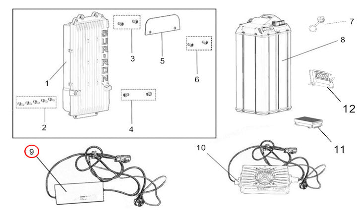 Light Bee X Version BATTERY & CHARGER