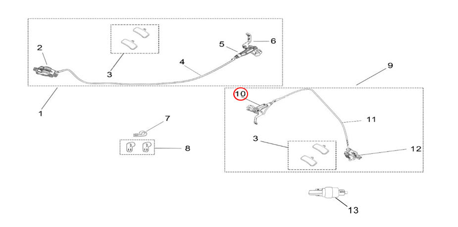 light bee Replacement Ebrakes(FRONT OR REAR USE)