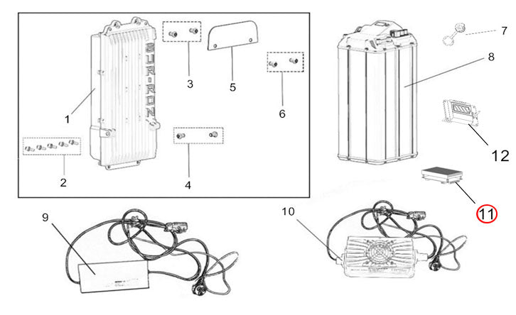 Light Bee X Version BATTERY & CHARGER