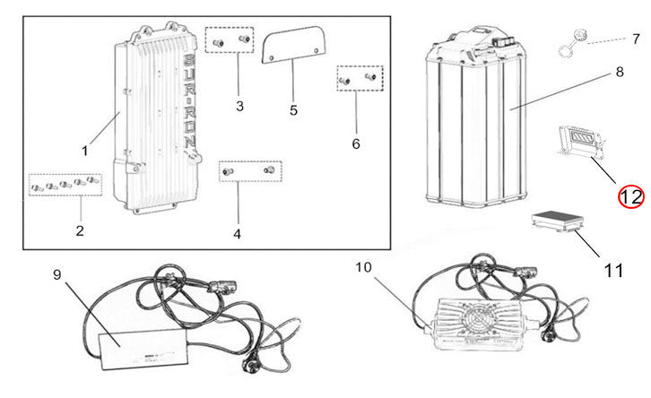 Light Bee X Version BATTERY & CHARGER