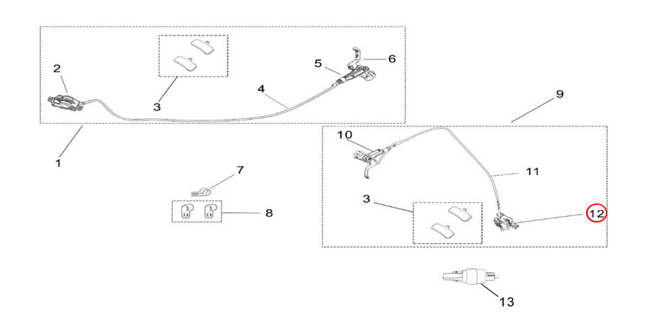 light bee Replacement Ebrakes(FRONT OR REAR USE)