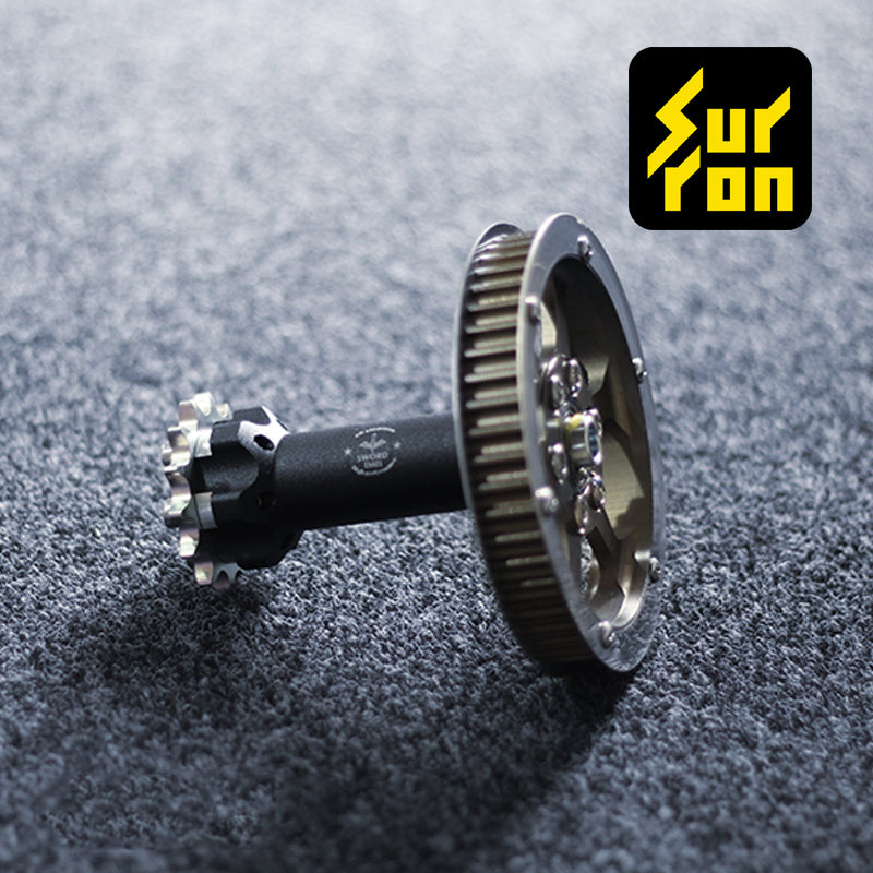 Sur-ron light bee Mid. Shaft Sleeve + Power Output Shaft Sprocket (14T) + Rr. Belt Pulley